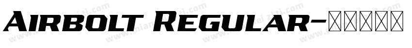 Airbolt Regular字体转换